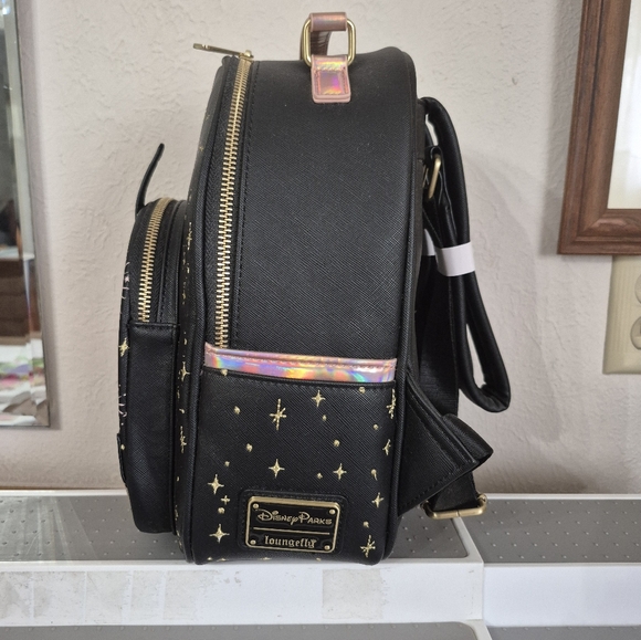Loungefly Black and Gold Disney Backpack main image 10